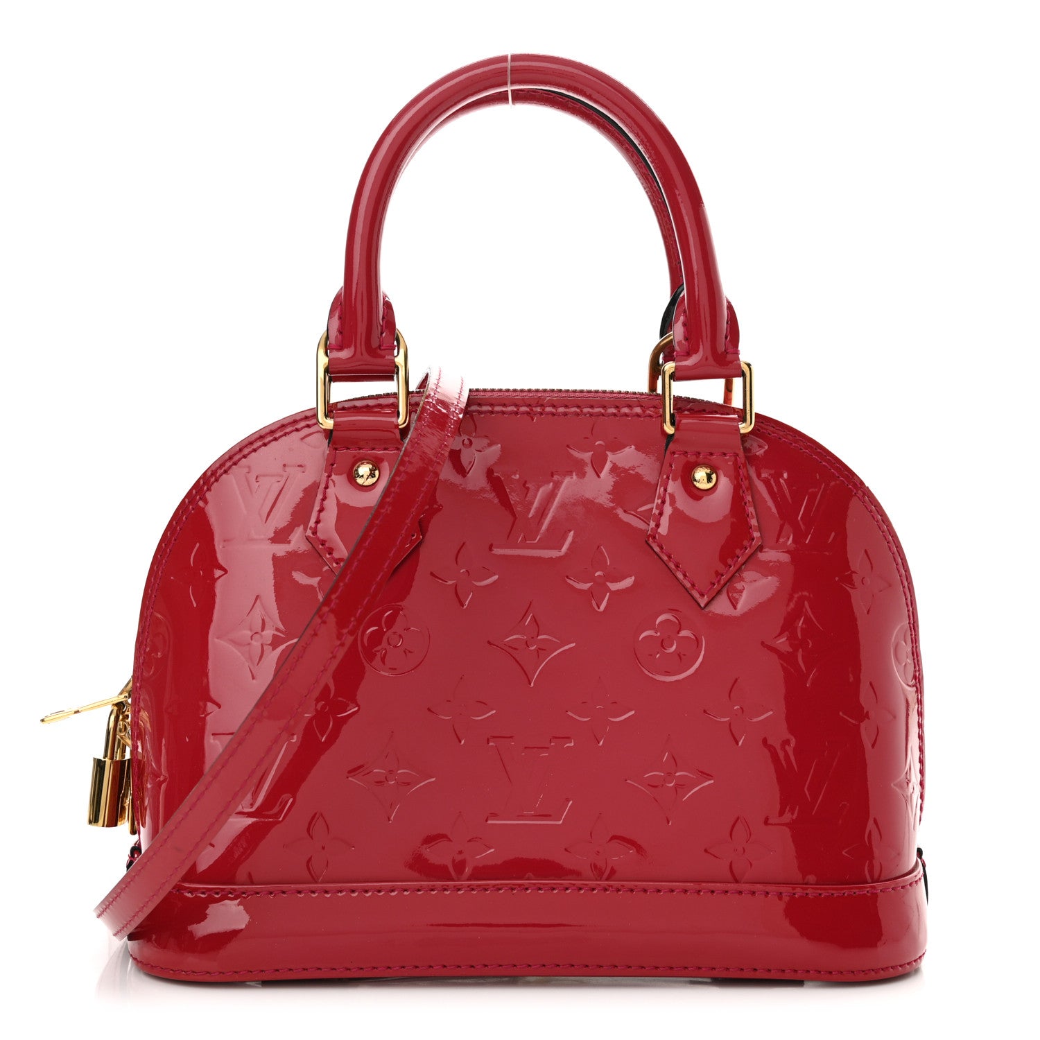 Louis Vuitton Vernis Alma BB Rose Indien 1 of 12