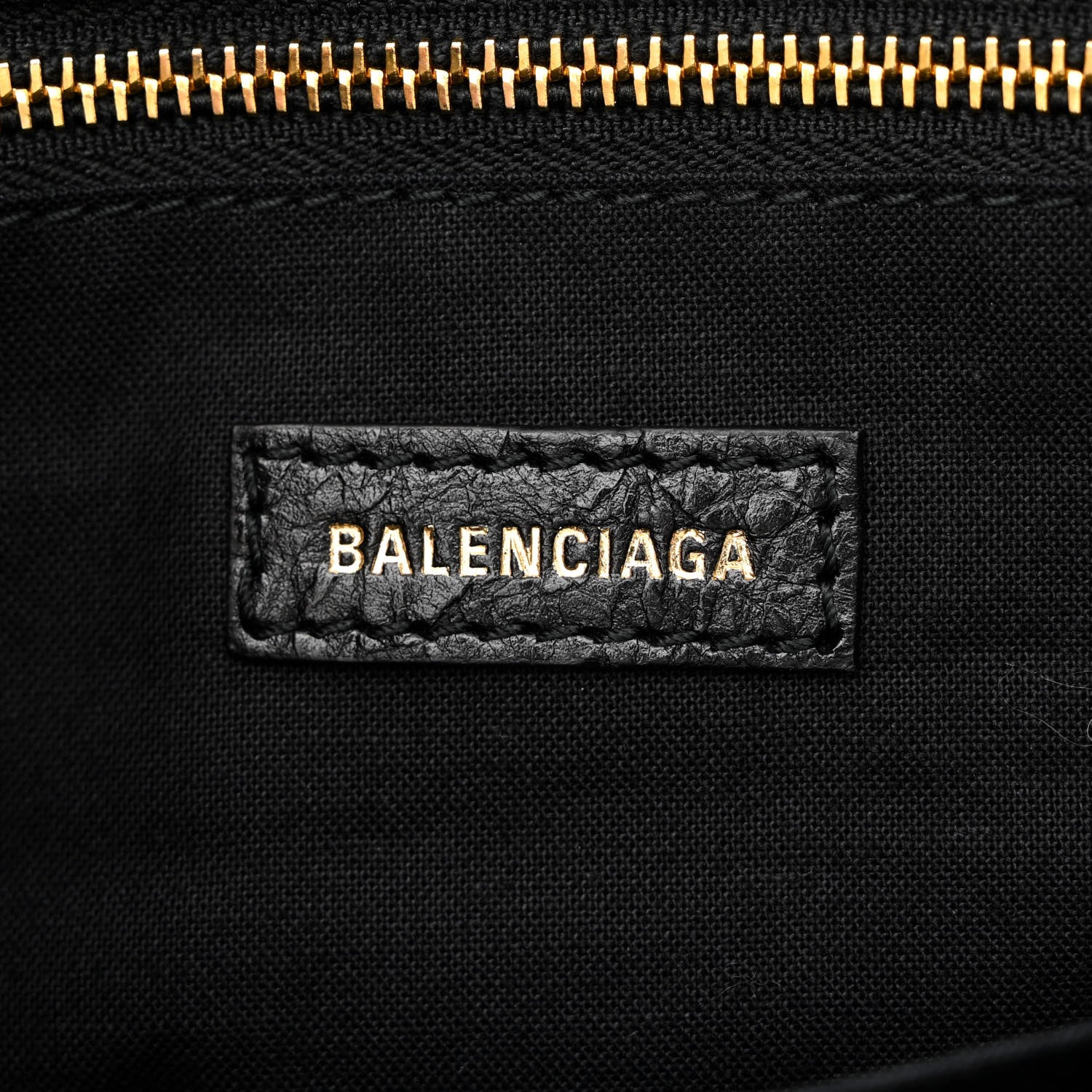 Balenciaga Agneau Classic Gold Hardware S City Graffiti Logo Strap Black 7 of 12