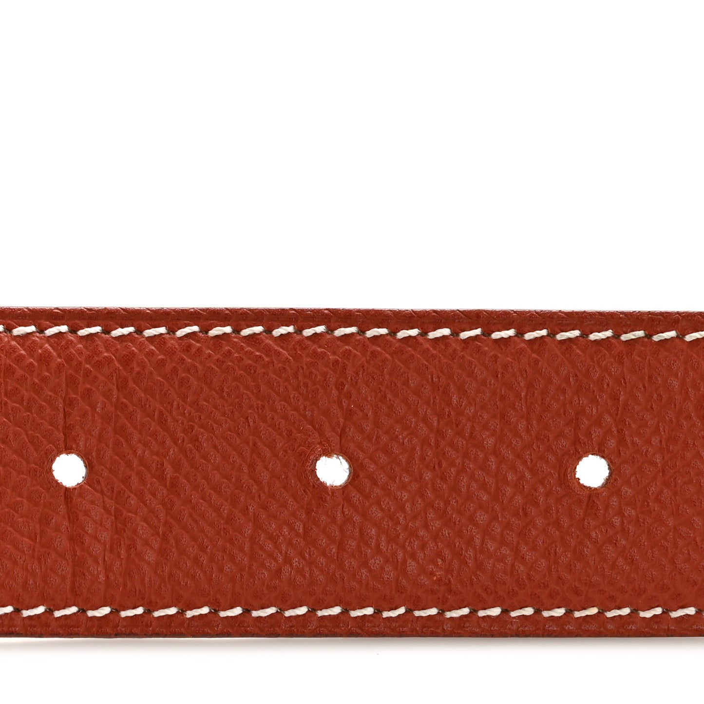 Epsom Tadelakt 32mm H Belt  85 Brique Gold