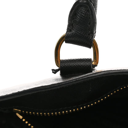 Prada Saffiano Lux Large Tote Black 10 of 11