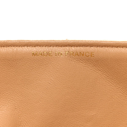 Chanel Lambskin Quilted Medium Single Flap Beige 6 of 15