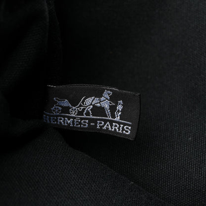 Hermes Canvas Herline PM Tote Black 6 of 9