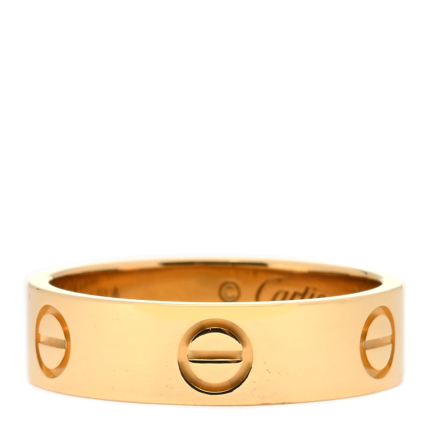 Cartier 18K Yellow Gold 5.5mm LOVE Ring 57 8 1 of 5