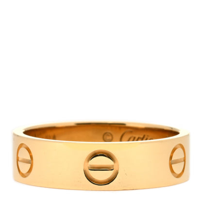 Cartier 18K Yellow Gold 5.5mm LOVE Ring 57 8 1 of 5