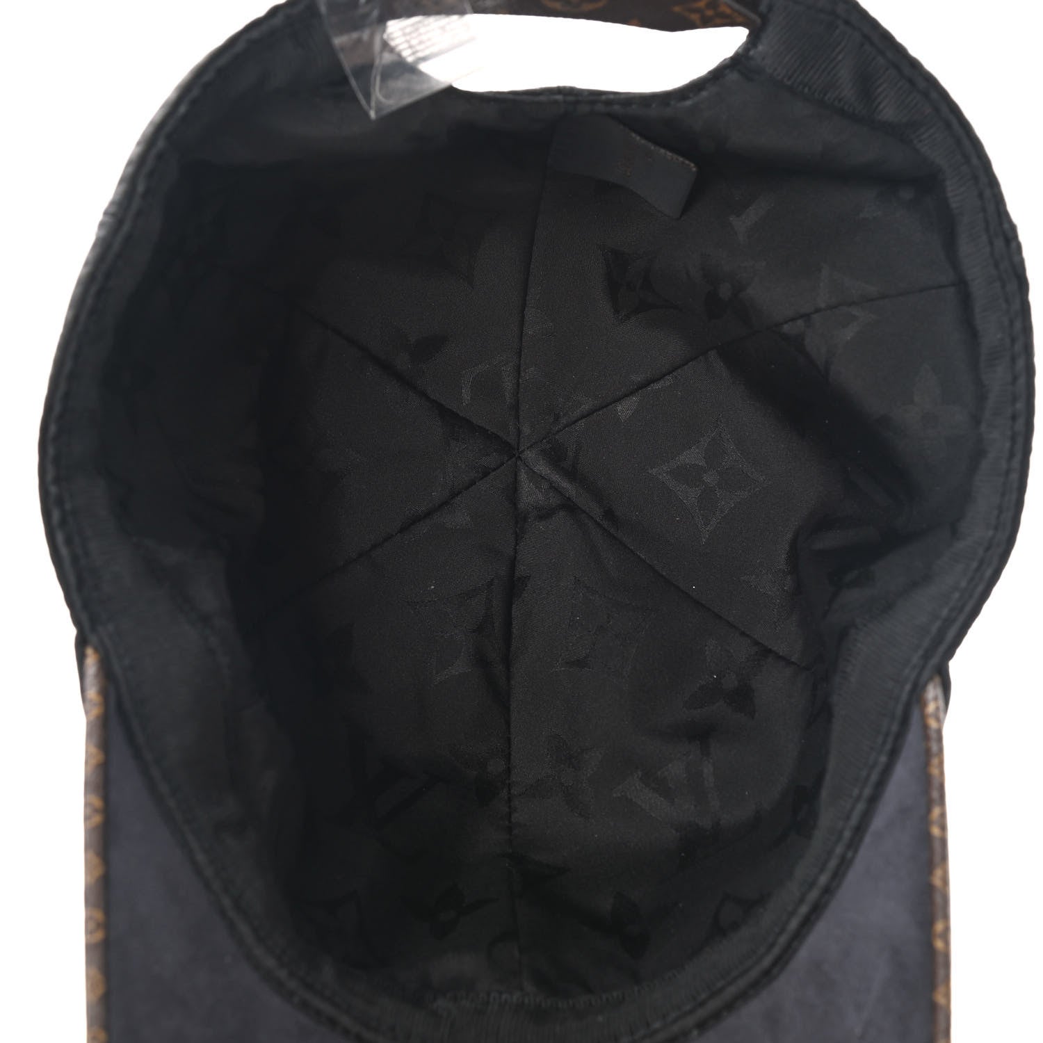 Louis Vuitton Silk Monogram Cap L Black 6 of 9