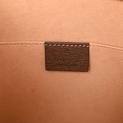Gucci GG Supreme Monogram Web Ophidia Pouch Brown 6 of 7