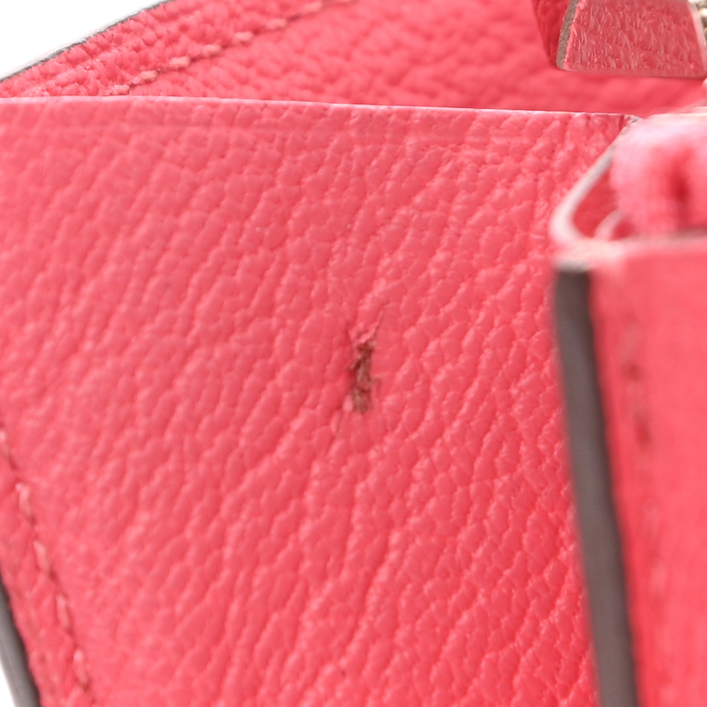 Chevre Mysore Kelly Longue Wallet Rose Lipstick
