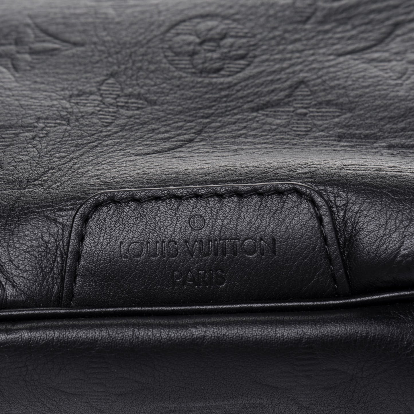 Calfskin Monogram Shadow Discovery Bumbag Black