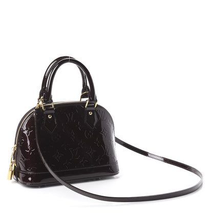 Louis Vuitton Vernis Alma BB Amarante 2 of 8