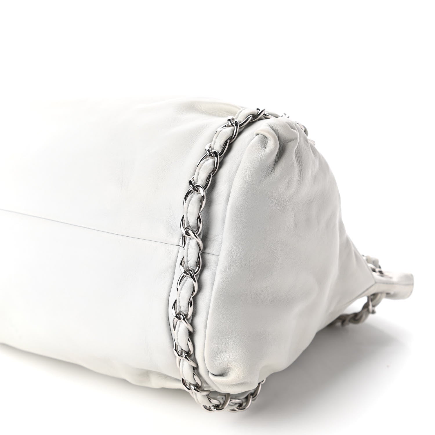 Chanel Lambskin Large Sharpei Shoulder Bag Grey 7 of 11