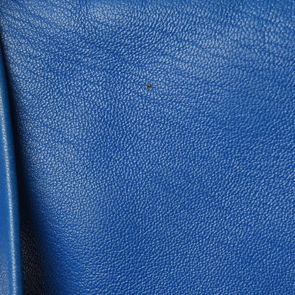 Celine Lambskin Crossbody Adjustable Bag Blue 10 of 13