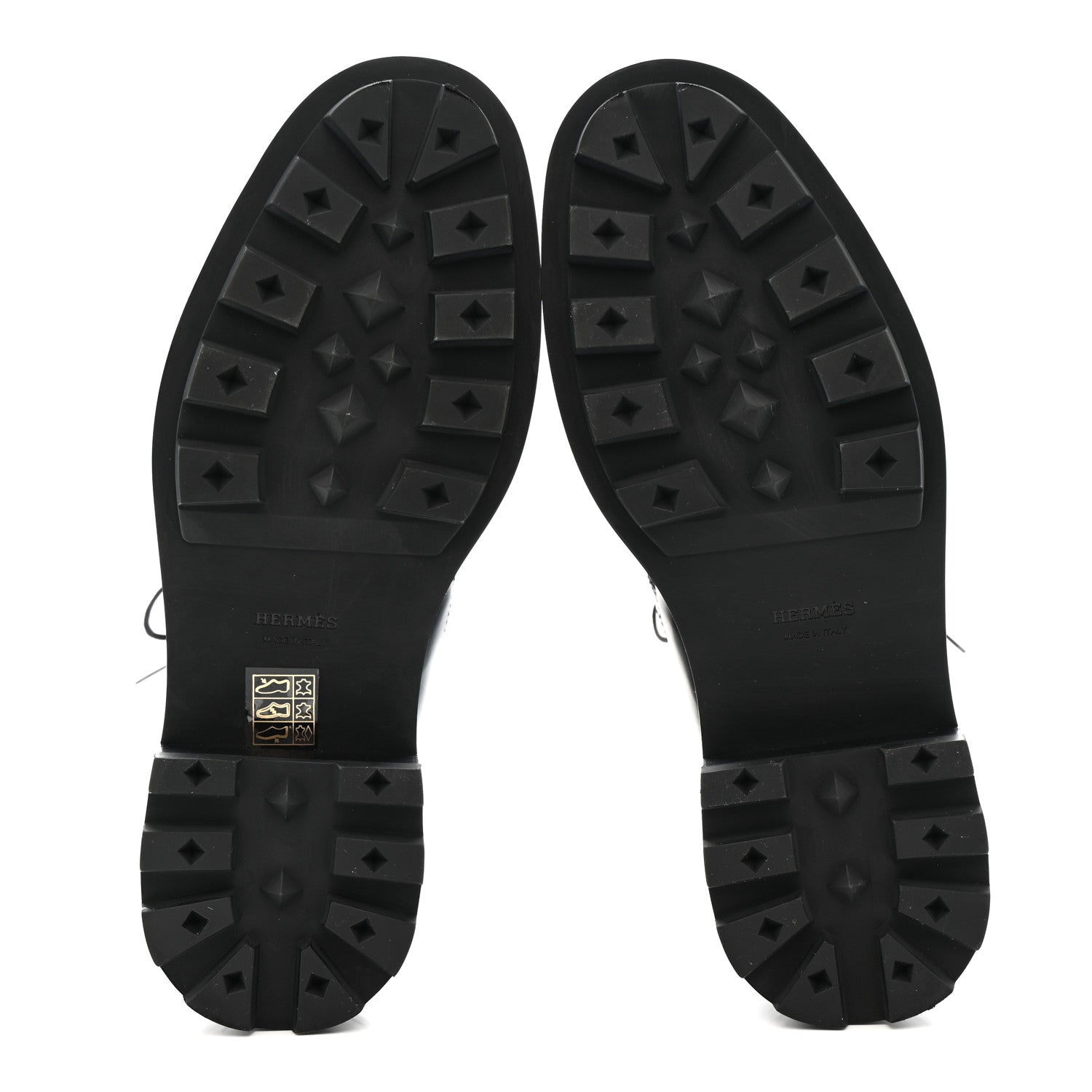 Hermes Glossed Calfskin Funk Ankle Boots 37.5 Black 6 of 8