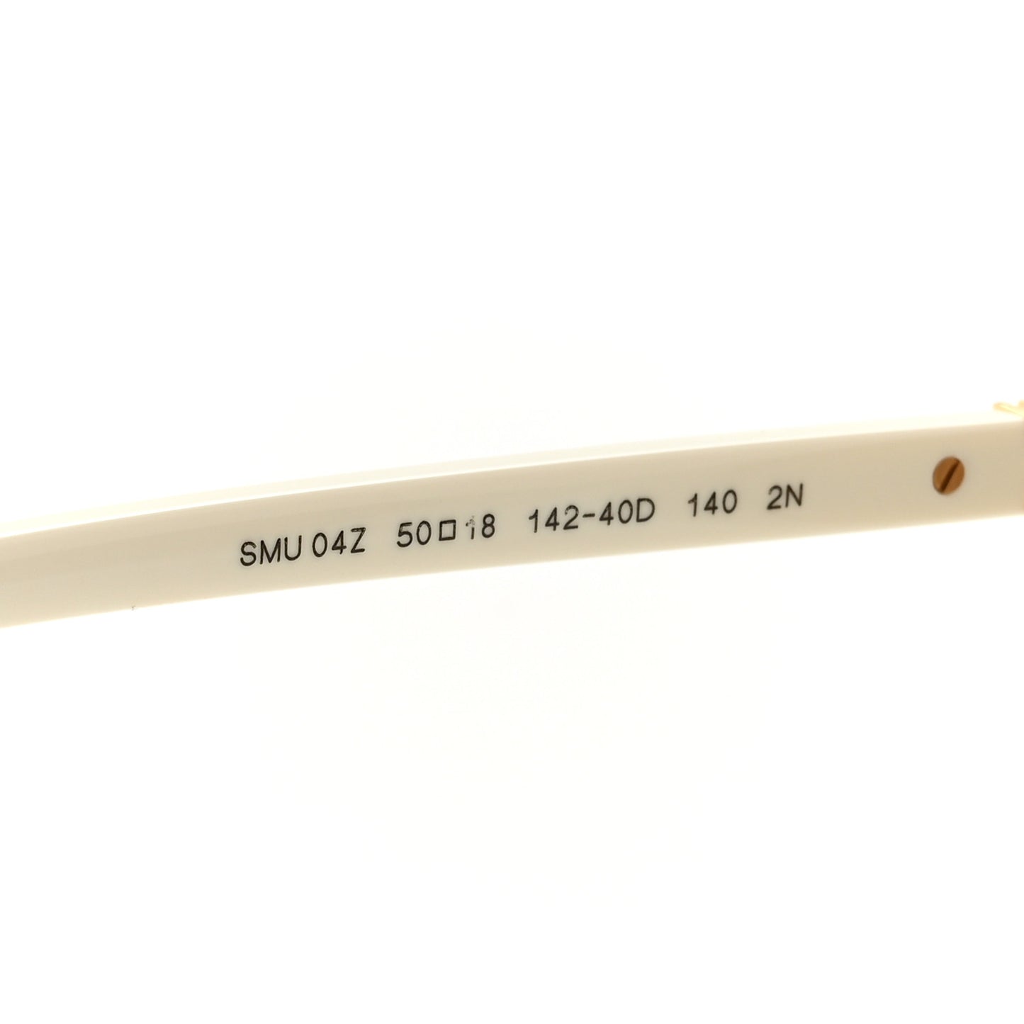 Acetate Oval Regard Sunglasses SMU04Z White