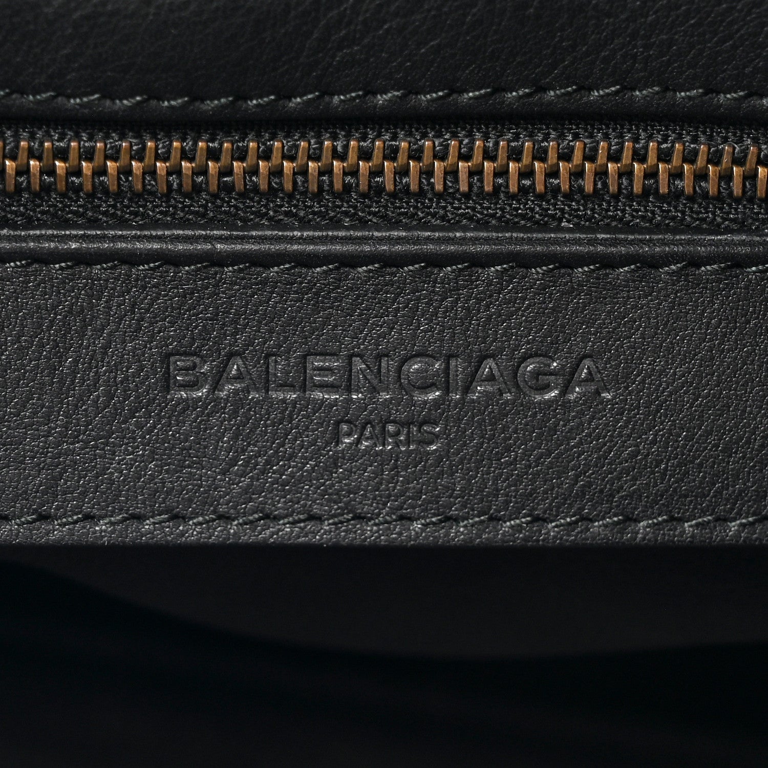 Balenciaga Veau Soyeux Perforated Blackout Hardware City Black 6 of 14
