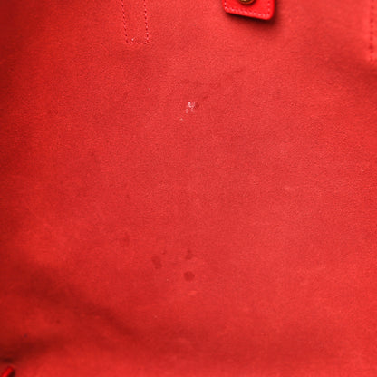 Saint Laurent Calfskin Large Shopping Tote Rouge Eros 11 of 16