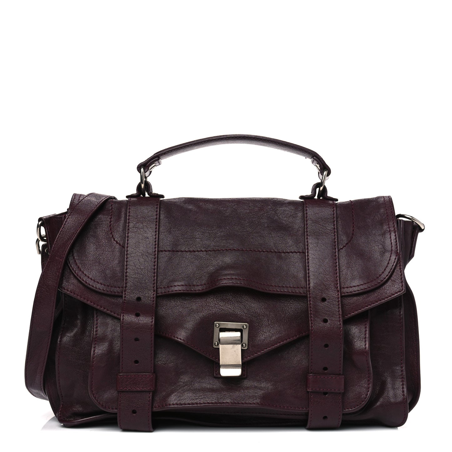 Lambskin Medium PS1 Satchel Oxblood
