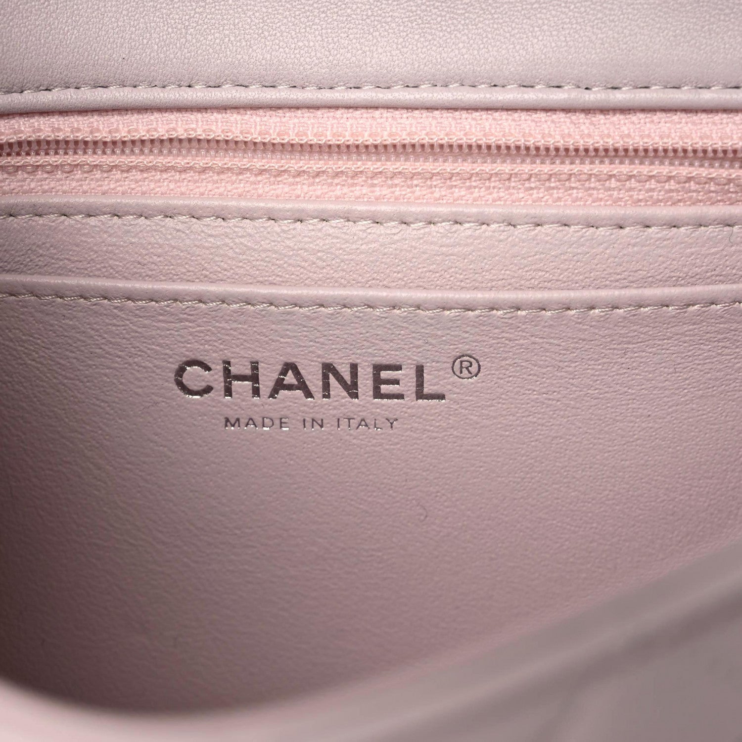 Chanel Lambskin Quilted Mini Rectangular Flap Light Purple 9 of 11