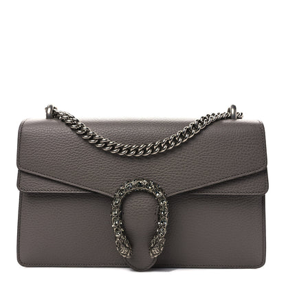 Gucci Pebbled Calfskin Small Dionysus Shoulder Bag Dusty Grey 1 of 9