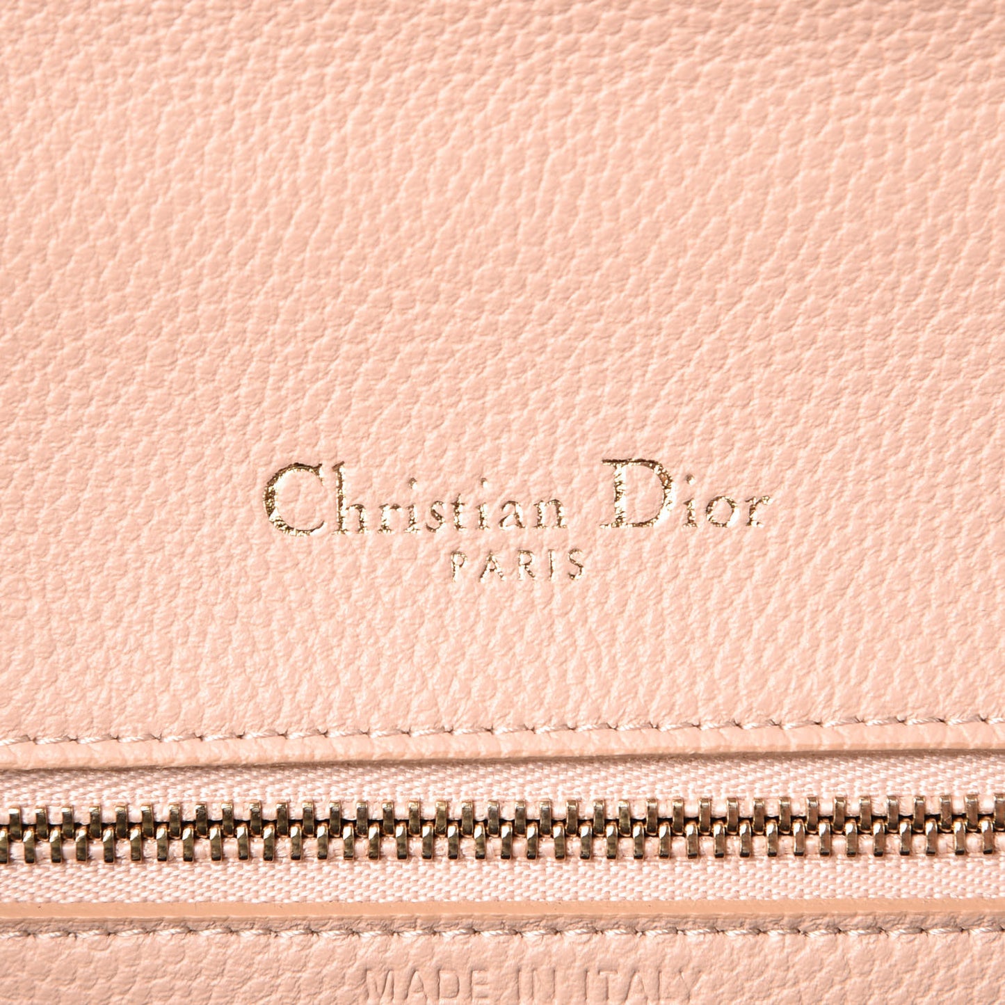 Grained Calfskin Medium Diorama Flap Bag Nude