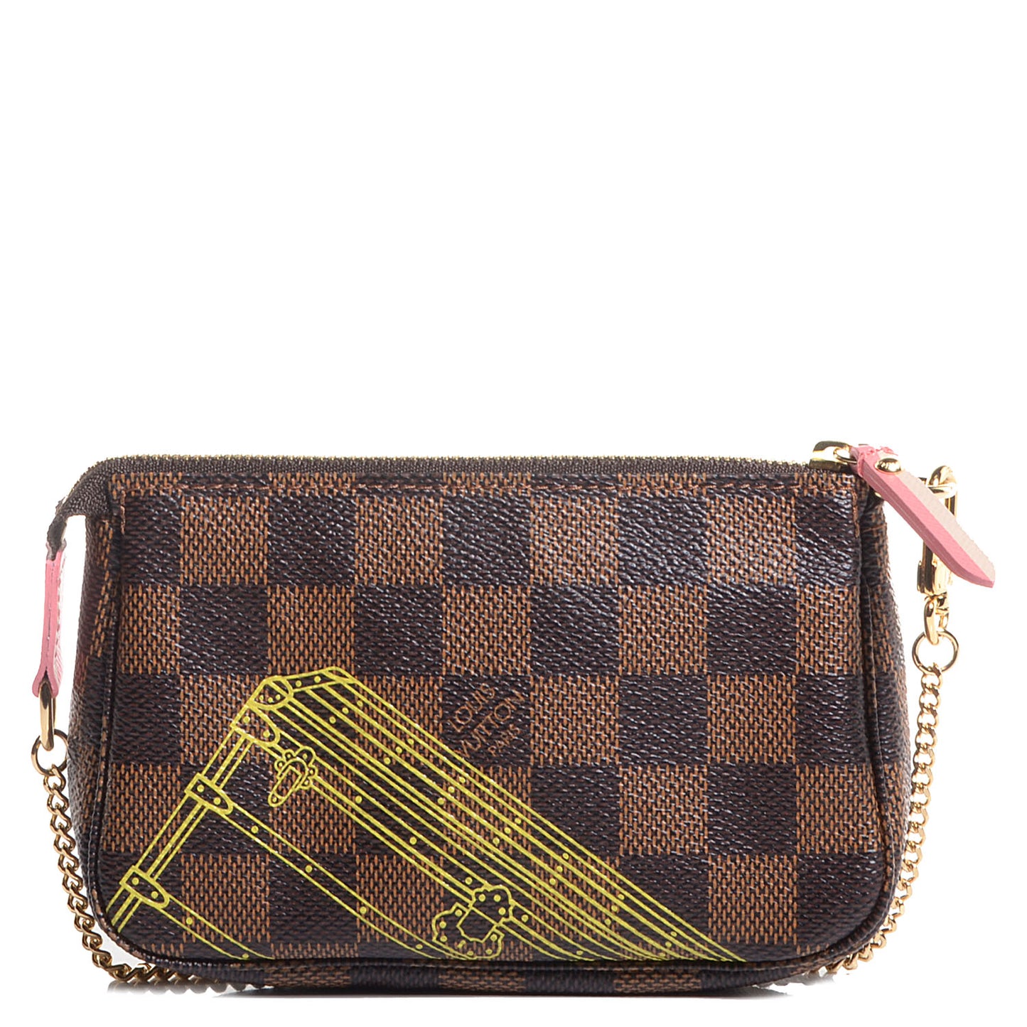 Damier Ebene 2014 Christmas Animation Mini Pochette Accessories