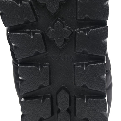 Prada Re-Nylon Piuma Triangle Logo Padded Drawcord 20mm Snow Boots 38 Black 6 of 7