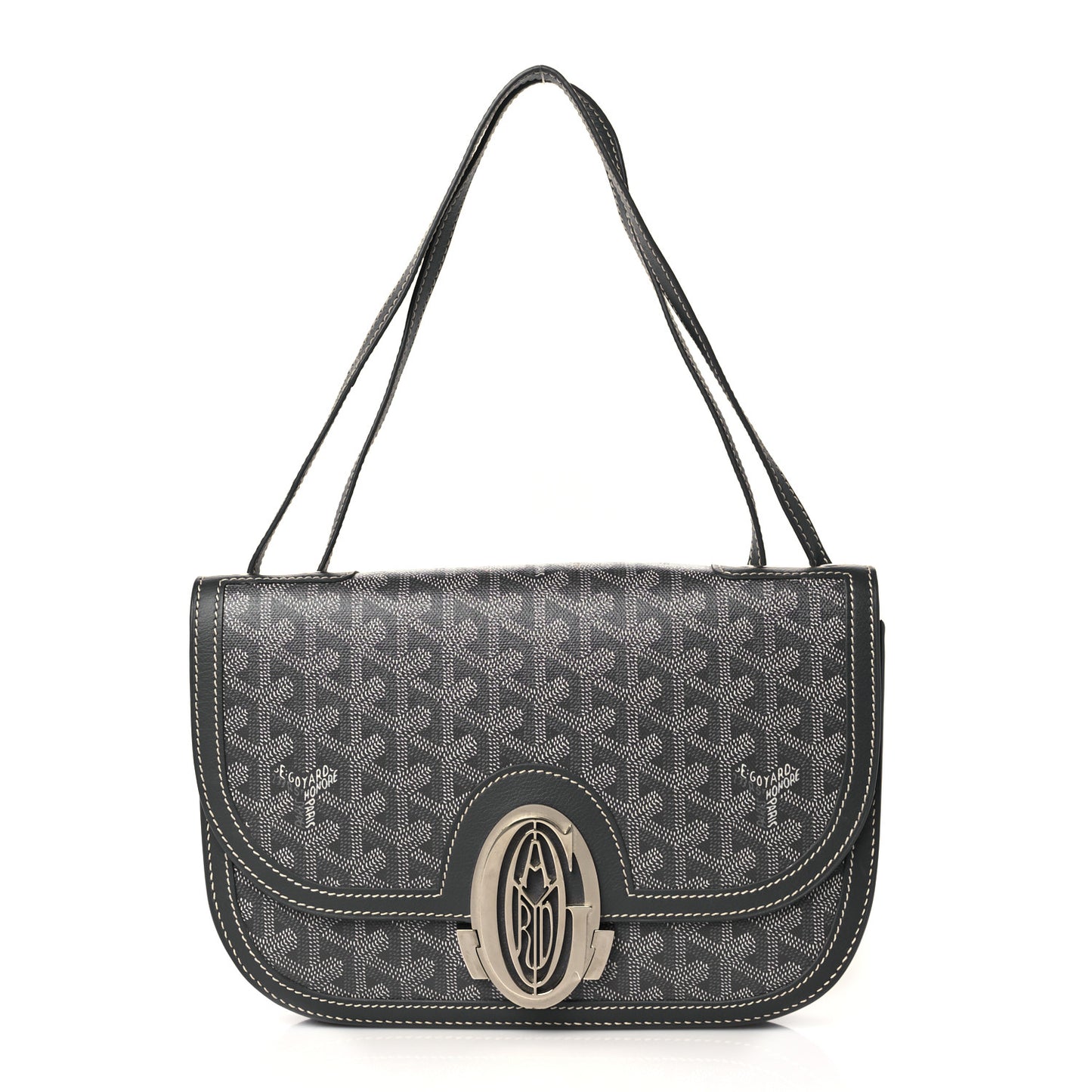 Goyardine 233 PM Shoulder Bag Grey