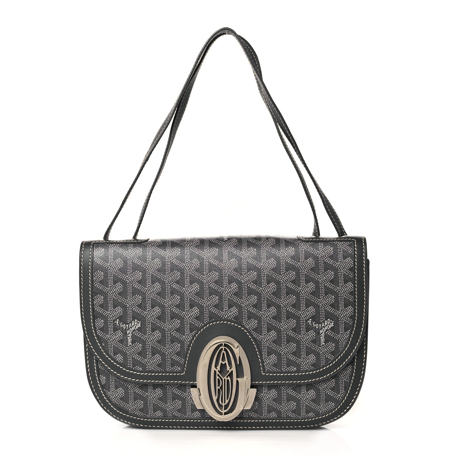 Goyard Goyardine 233 PM Shoulder Bag Grey 1 of 9