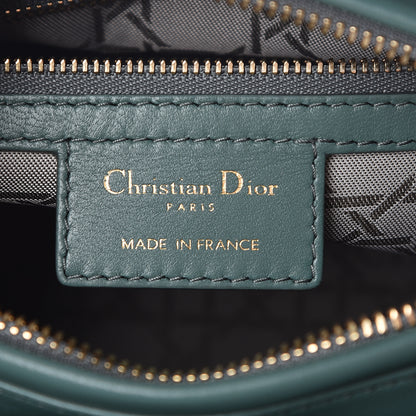Christian Dior Lambskin Cannage Medium Lady Dior Storm Blue 6 of 10