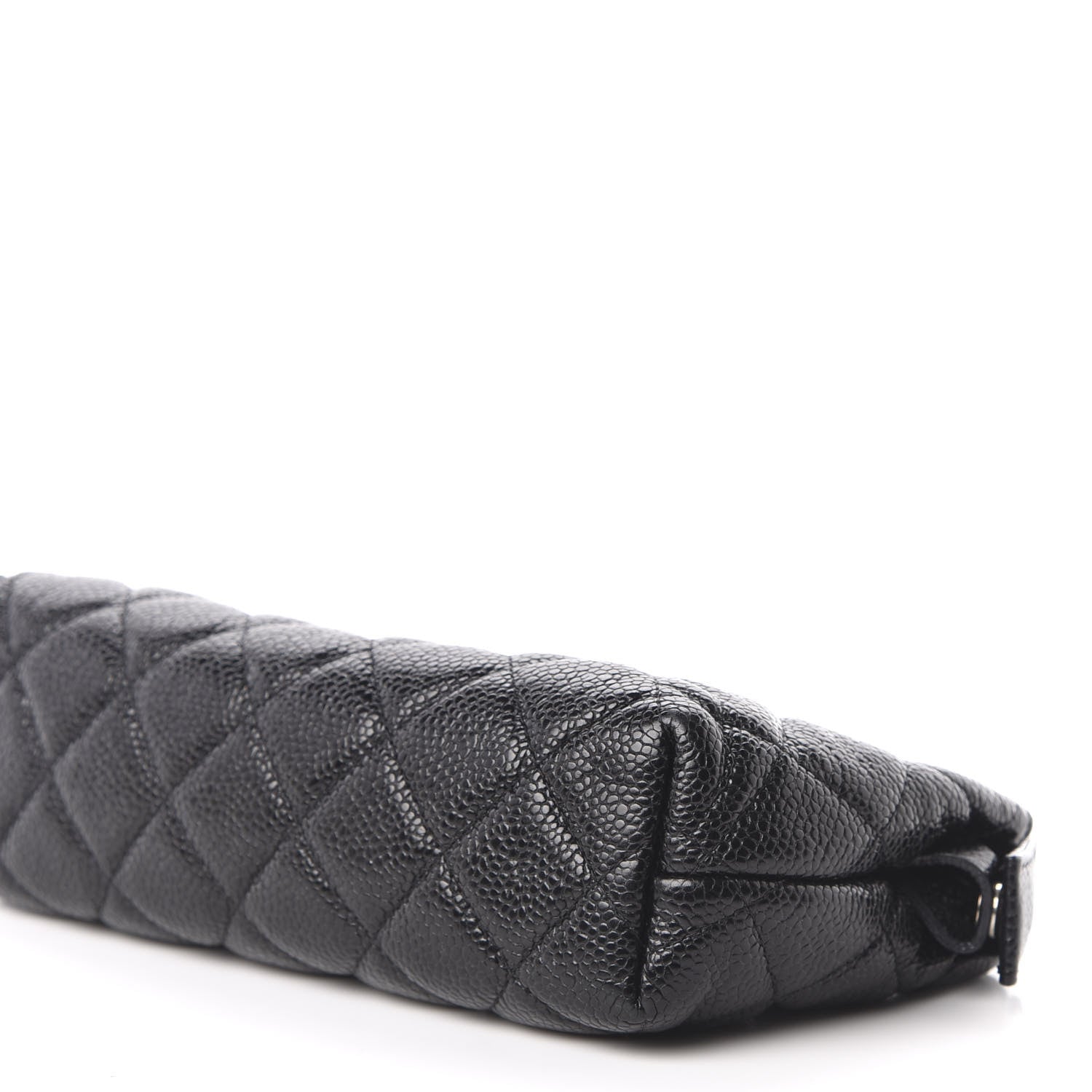 Chanel Caviar Quilted Cosmetic Case Black 7 of 9