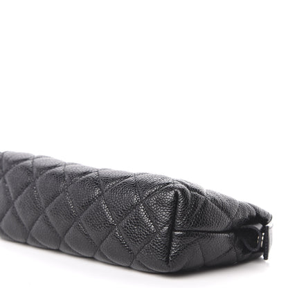 Chanel Caviar Quilted Cosmetic Case Black 7 of 9