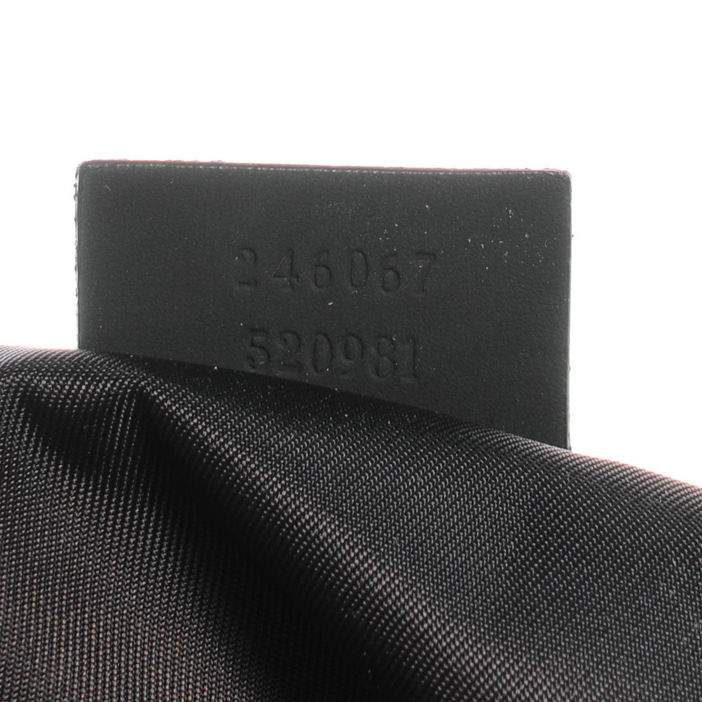Rubber Guccissima Medium Messenger Bag Black