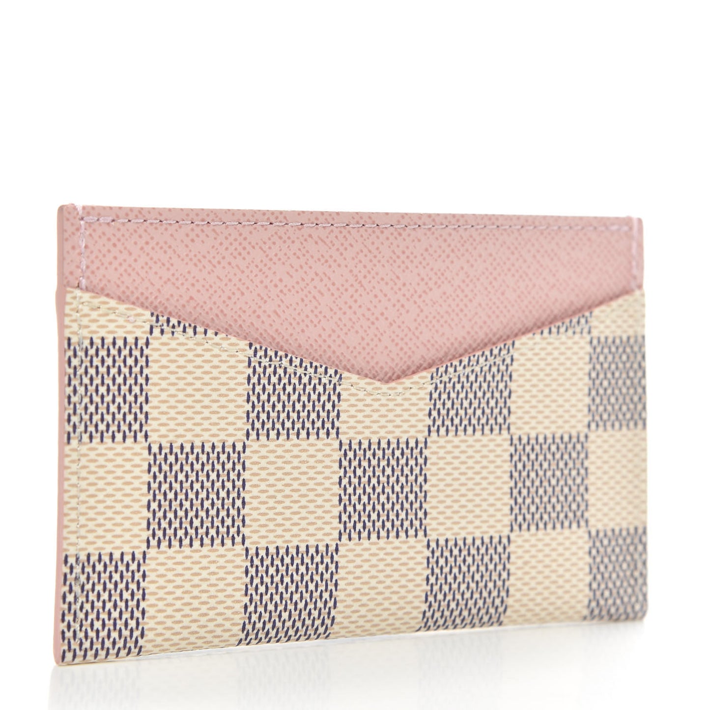 Damier Azur Daily Card Holder Rose Ballerine