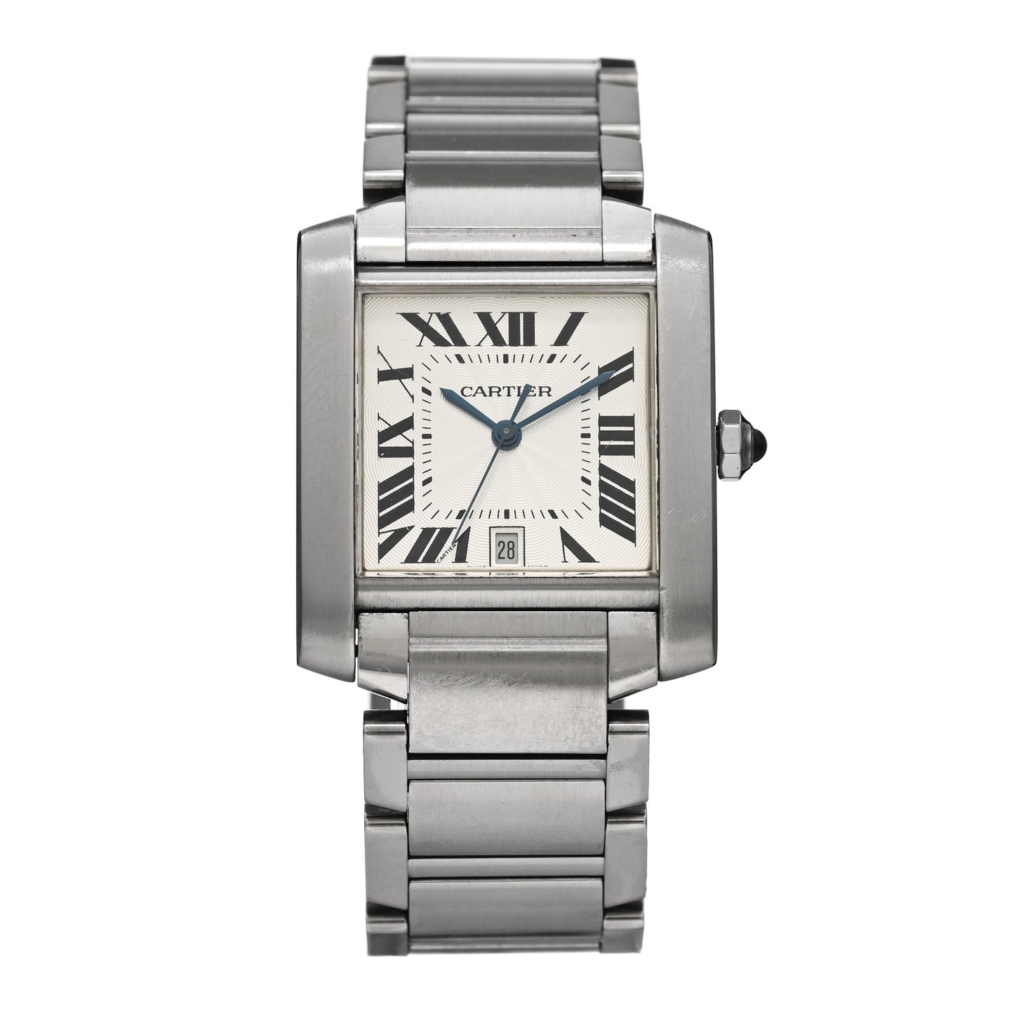 Stainless Steel 28mm Tank Francaise Automatic Watch