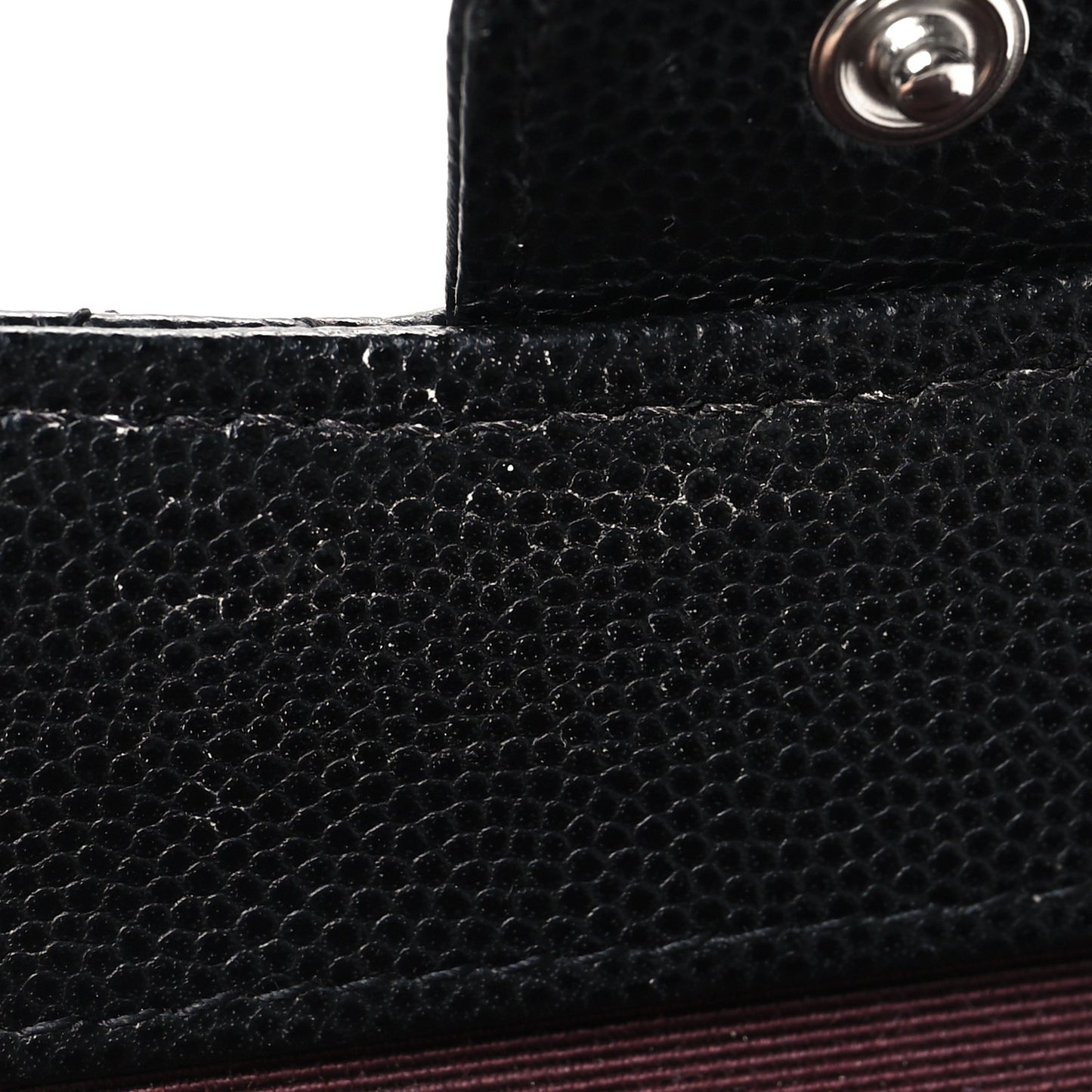 Caviar Quilted Classic 4 Key Holder Wallet Black