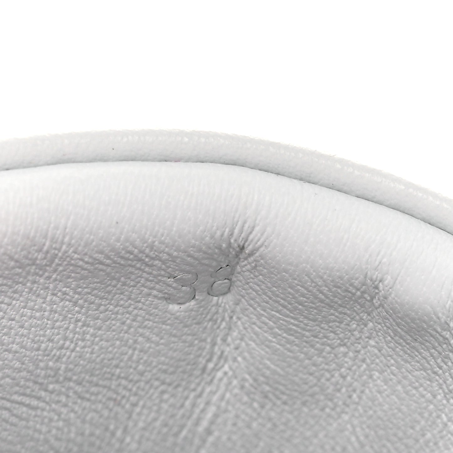 Calfskin Womens Happy Sneakers 38 White