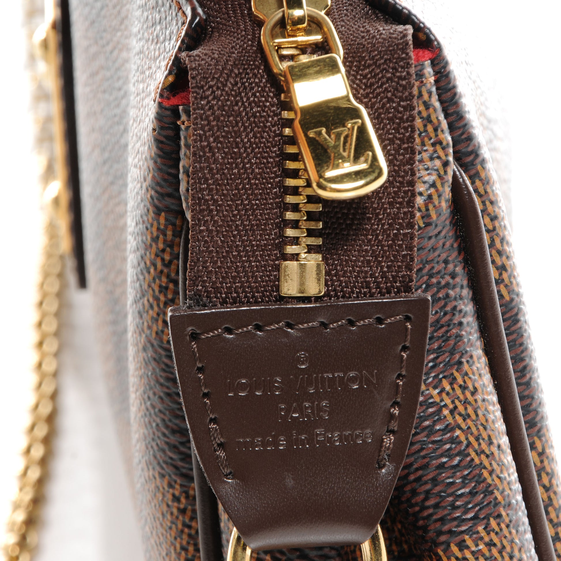 Louis Vuitton Damier Ebene Eva Clutch 7 of 8