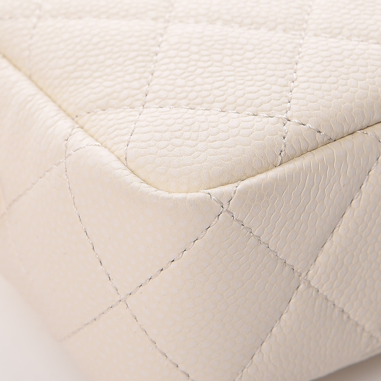 Chanel Caviar Quilted Mini Coco Tassel Camera Case White 9 of 10