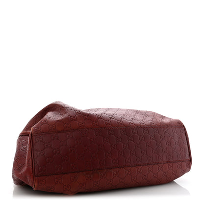 Gucci Guccissima Large Sukey Tote Red 4 of 12