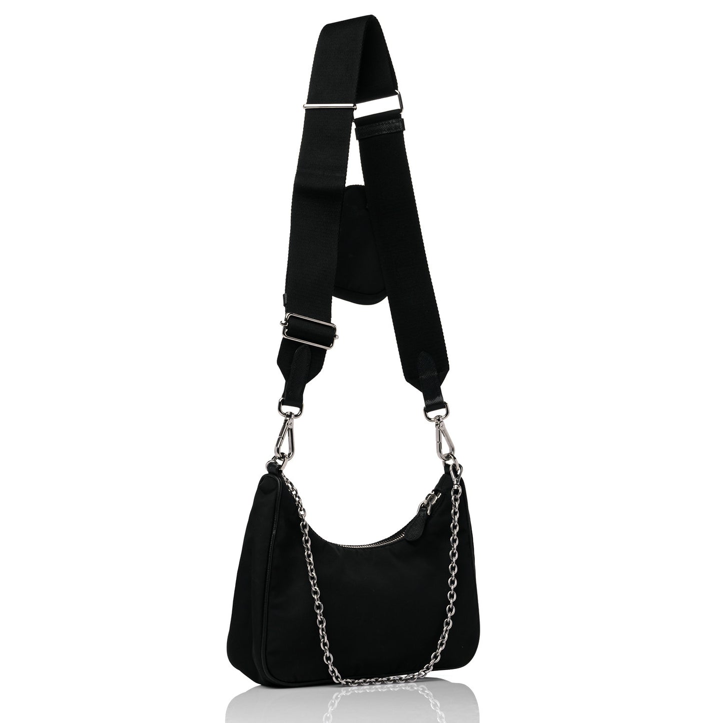 Nylon Re-Edition 2005 Shoulder Bag Black