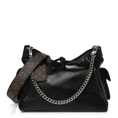 Louis Vuitton Lambskin CarryAll Cargo Vibe PM Black 1 of 9