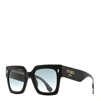 Fendi Acetate Fendi Roma Sunglasses FF 0457/G/S Black Blue 1 of 7