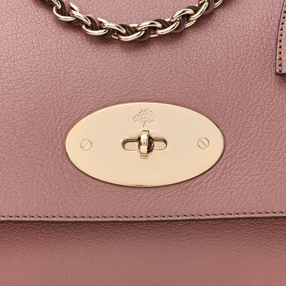 Mulberry Calfskin Goat Medium Lily Flap Dark Blush 9 of 14
