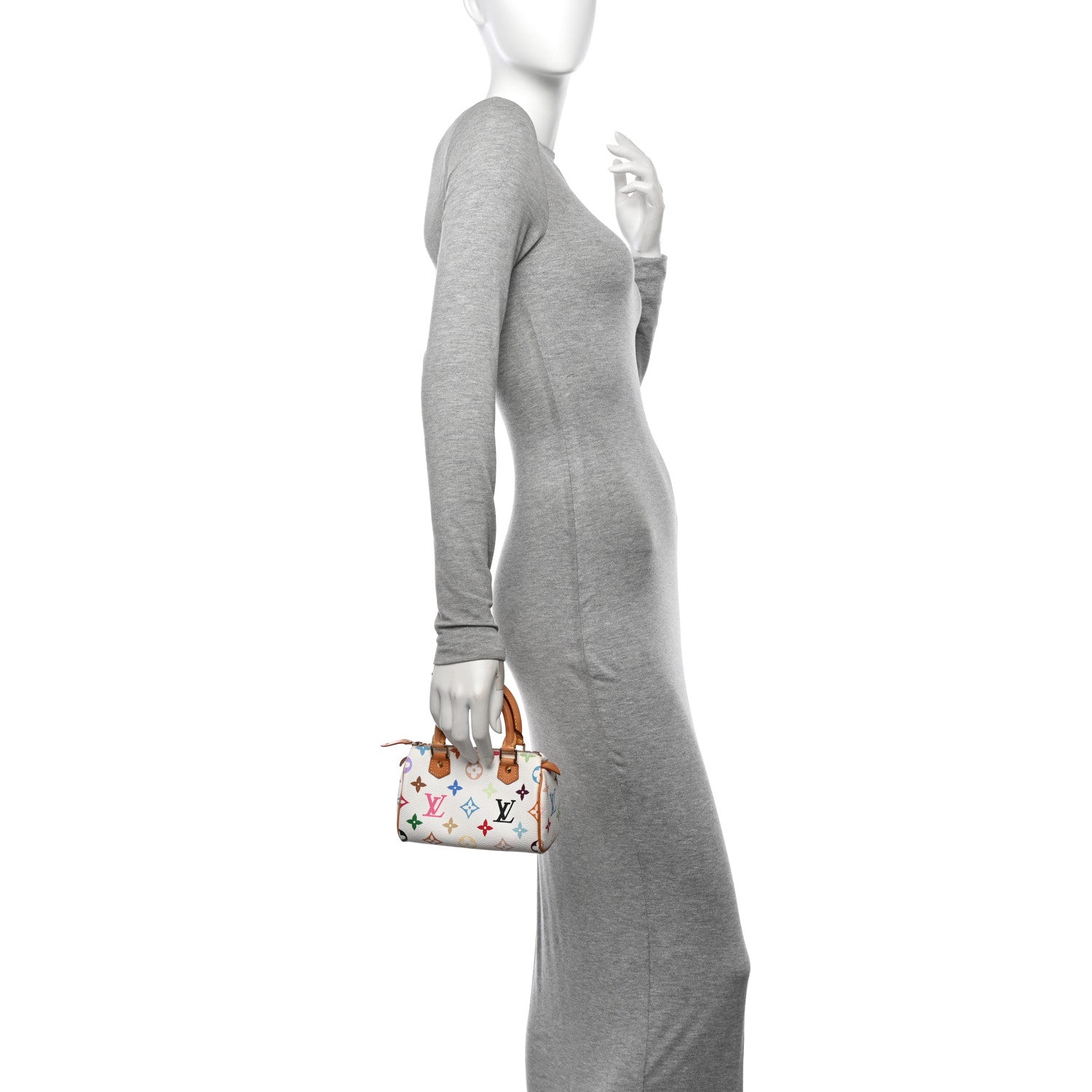 Louis Vuitton Monogram Multicolor Mini Sac HL Speedy White 2 of 11
