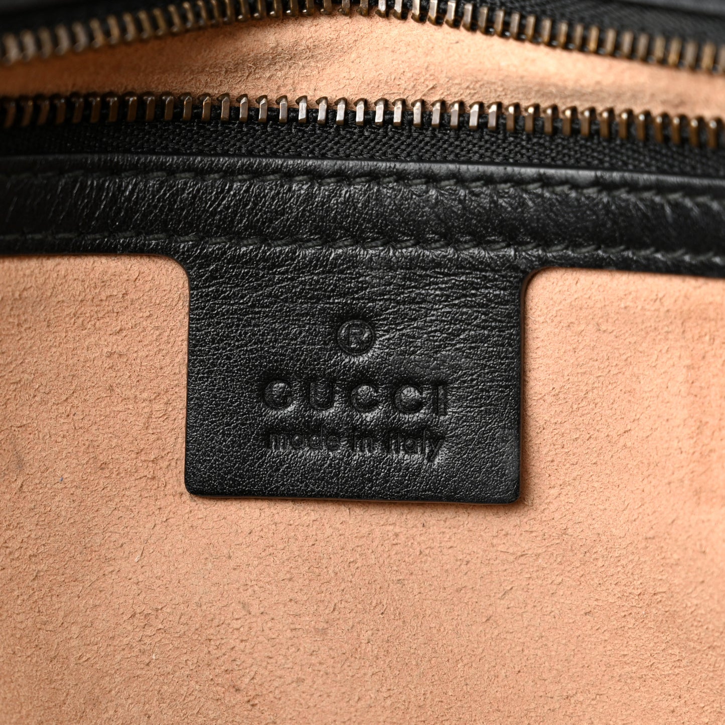 Calfskin Matelasse Small GG Marmont Shoulder Bag Black