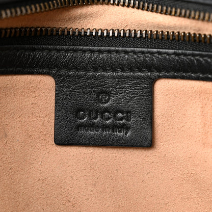 Gucci Calfskin Matelasse Small GG Marmont Shoulder Bag Black 6 of 10