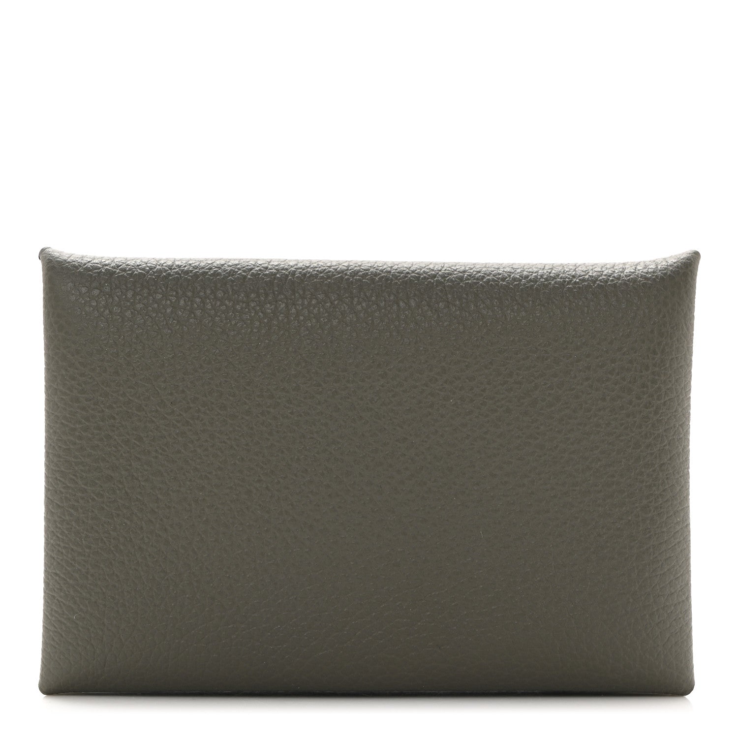 Hermes Evercolor Calvi Card Case Gris Meyer 1 of 8