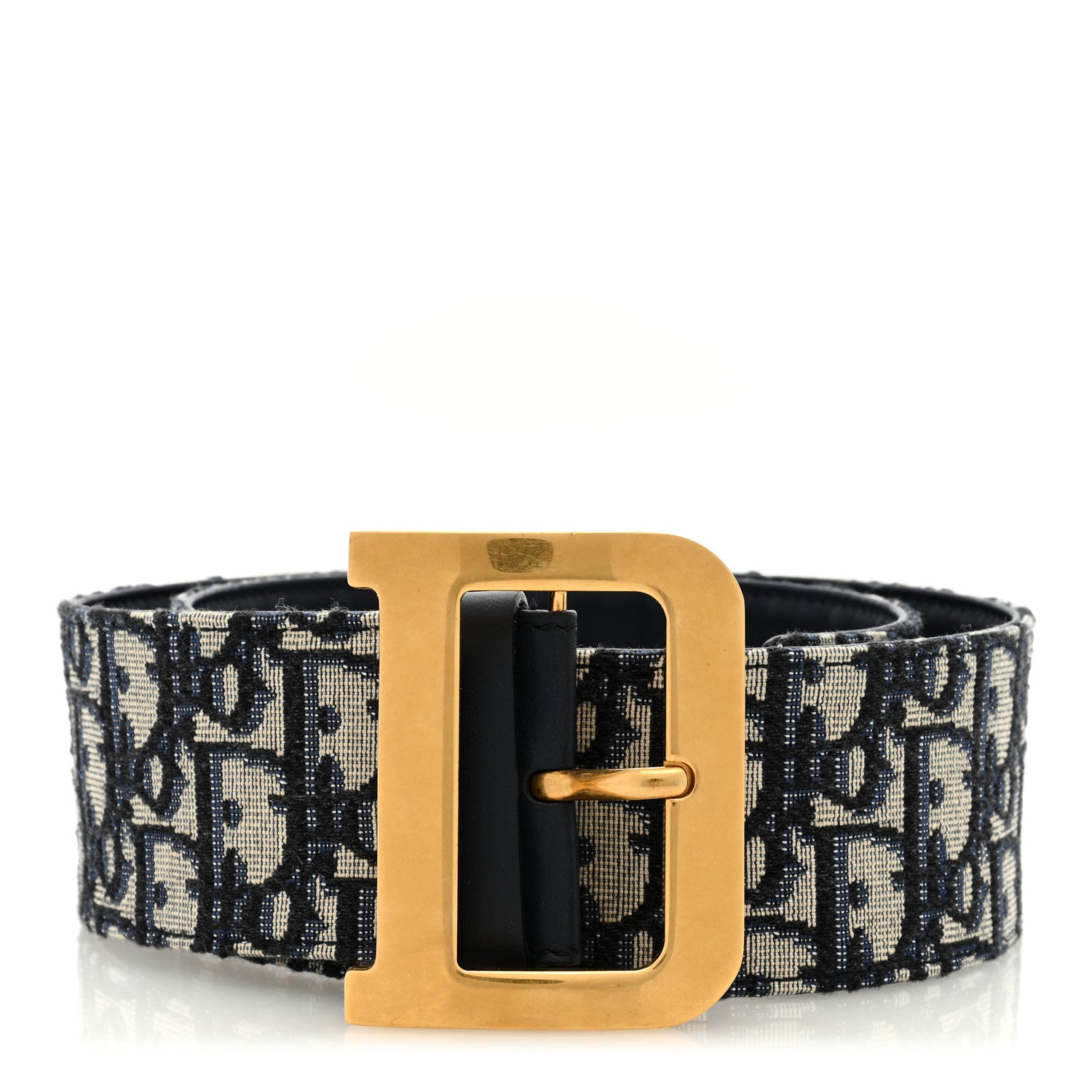 Christian Dior Oblique Diorquake Belt 75 30 Blue Multi 1 of 4