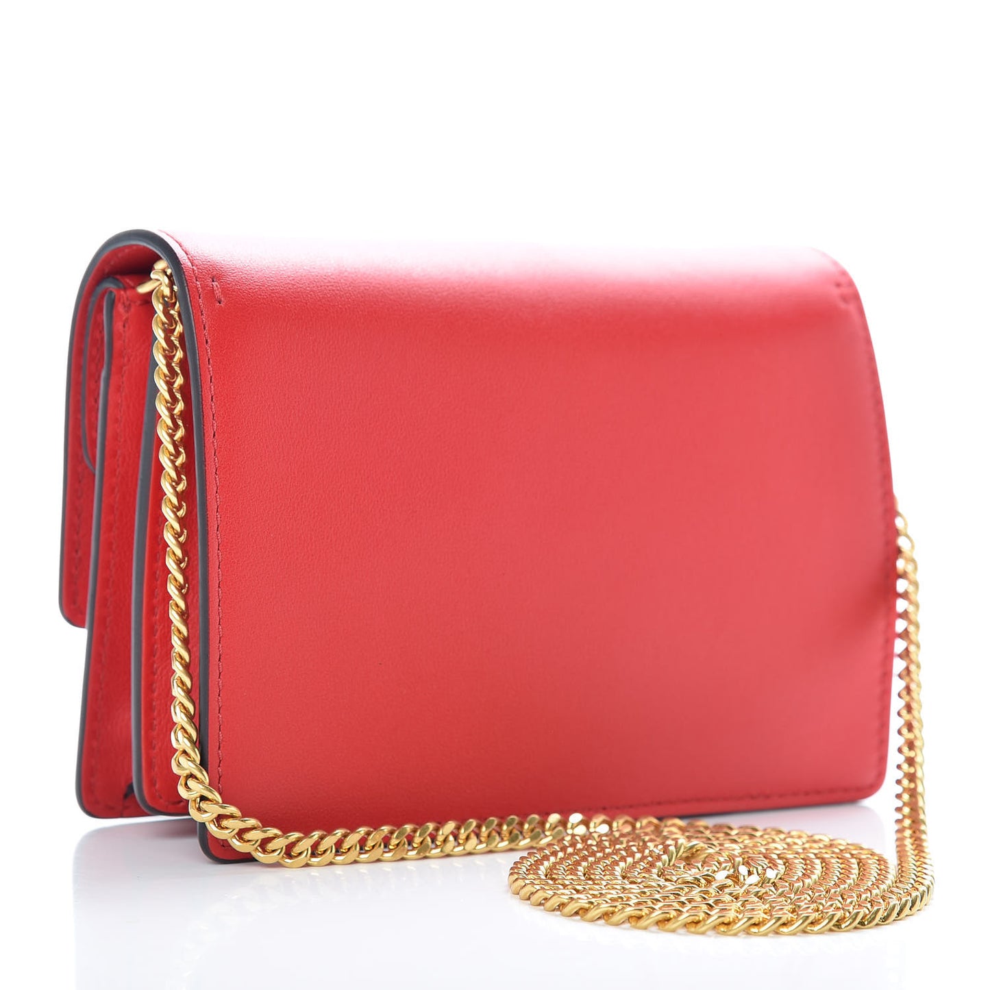 Smooth Calfskin Mini Vring Crossbody Bag Rouge Pur