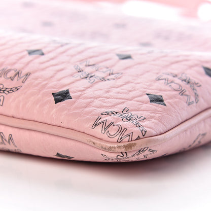 MCM Visetos Medium Crossbody Pouch Soft Pink 10 of 11