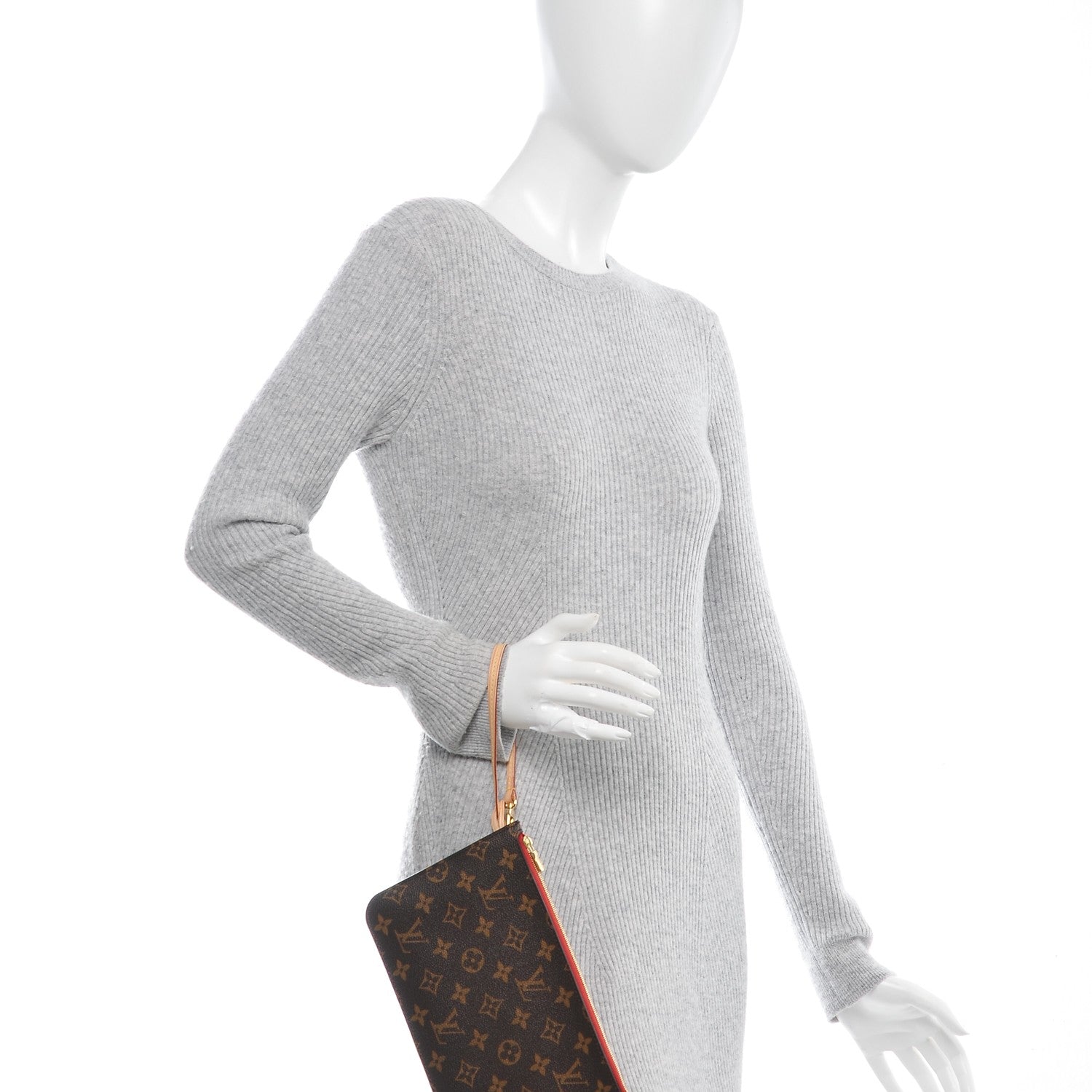 Louis Vuitton Monogram Neverfull MM GM Pochette Cherry 2 of 7